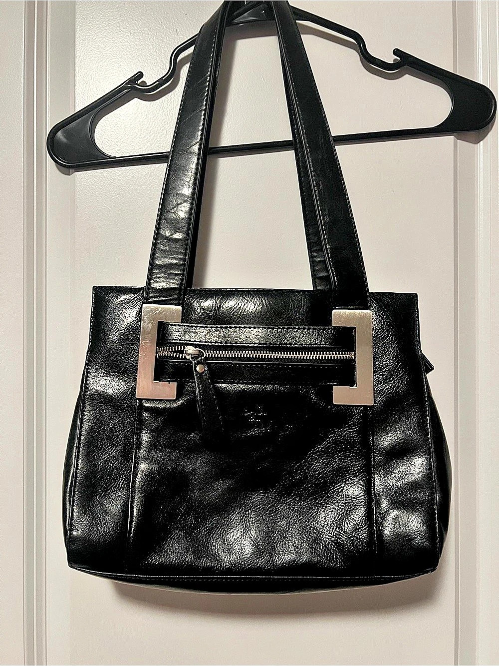 BACI Black Leather purse